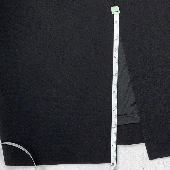 Express NWT Black Slightly Stretchy Lined Pencil Skirt sz 4 - Picture 9 of 9